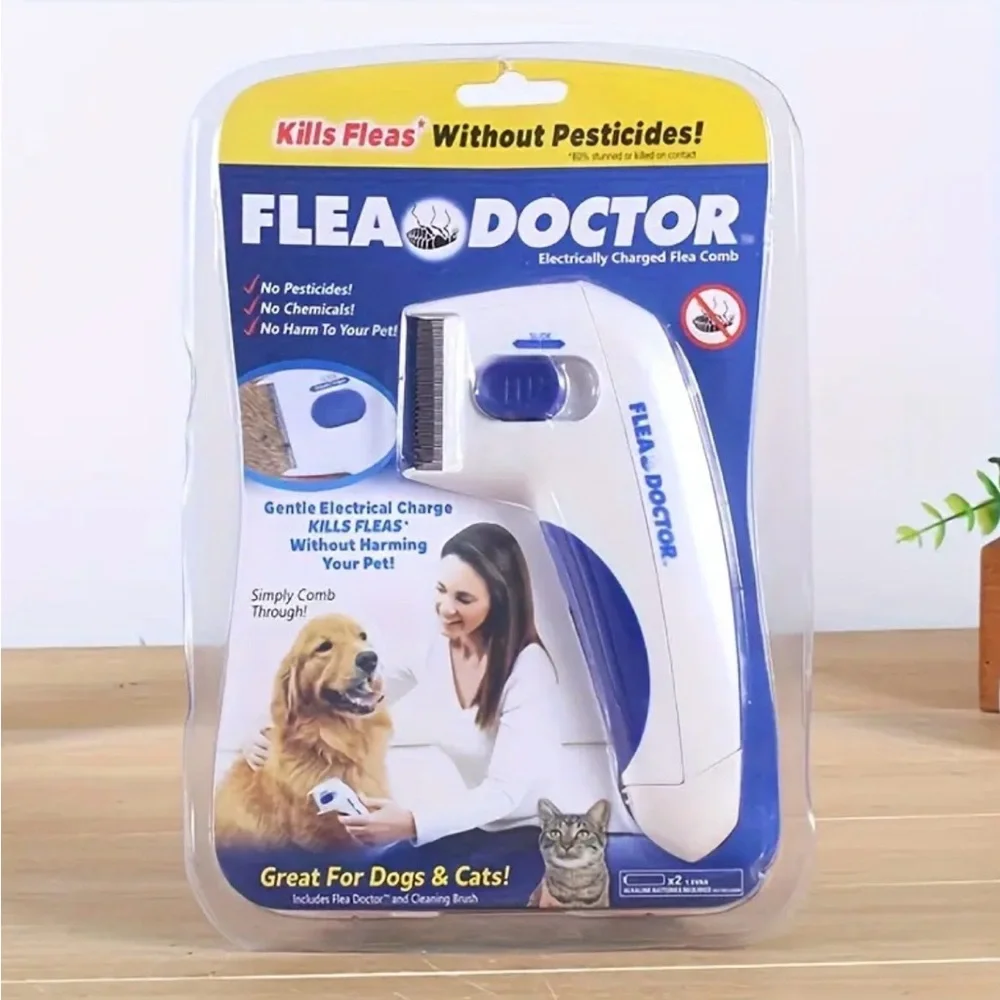 (New in package)Flea Doctor Electric Comb for Pets